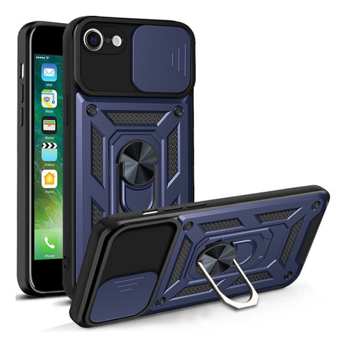 Funda Para iPhone Uso Rudo Con Doble Proteccion De Camara