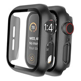 Tauri - Juego De 2 Carcasas Rígidas Para Apple Watch Series