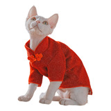 Cultura Tradicional Sphynx Camisetas De Algodón Para Gatos 