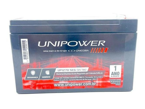 Bateria 12v 7ah Up1270seg Unipower