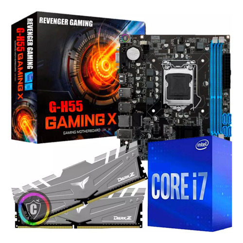 Kit Upgrade Pc - Intel Core I7 + Placa Mãe Gamer + 16gb Ram