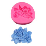 Molde De Silicón Flores Para Fondant Pasta Jabón Velas 