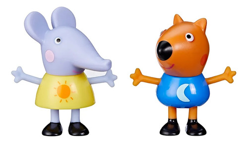 Muñecos Peppa Pig Mejores Amigos X2 Original Hasbro