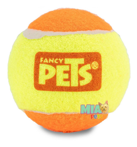 Juguete Pelota De Tenis Grande Sin Sonido P/ Perros Mascota