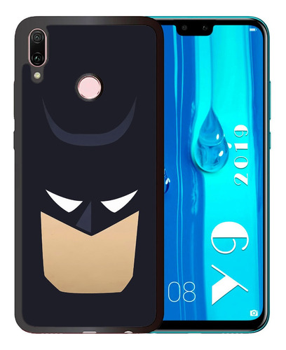 Funda Huawei Y9 2019 Batman Vintage Tpu/pm Uso Rudo