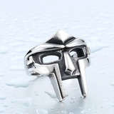 Anillos De Máscara Goth Hip Hop Mf Doom For Hombre, Estilo