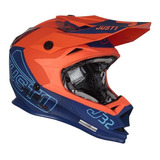 Casco Kids J32 Vertigo Blue Fluo Orange Just1