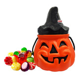 Caramelera Cesta Canasto Calabaza Halloween Caldero - Cc