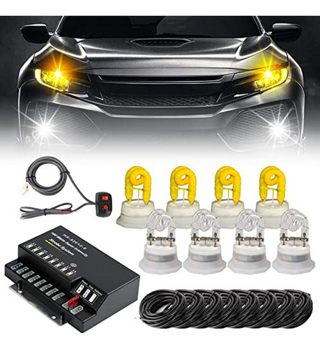 Kit De Emergencia Para Co V-sek 8 Bombillas Hid Kit De Luces