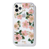 Carcasa Para iPhone 11 Pro Diseño Floreado Transparente Ros