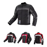 Jm Ninetoone Campera Moto City Fuse Negro Rojo Gris Fluo