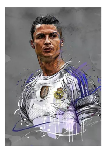 Pintura Diy Diamante Cuadros 5d De Cristiano Ronaldo Cr7