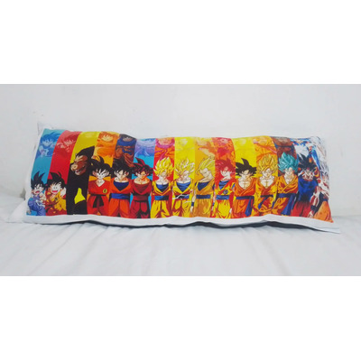 Almohada Larga Goku Transformaciones 95 Cm