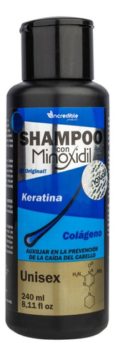 Shampoo Sin Sal Minoxidil Keratina Colageno Shampo - 240 Ml