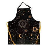 Delantal Cocina Constelaciones Sol Luna Estrellas 80x70cm