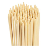 Espetos De Bambu Para Churrasco 25 Cm 4 Mm (1/2 Ponta) 1 Mil