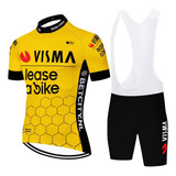 Uniforme Ciclismo Visma 2024 Jersey Short Bib Bici Ruta Mtb