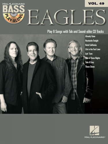 Libro: Eagles: Bass Play-along Volume 49 (bass Play-along,