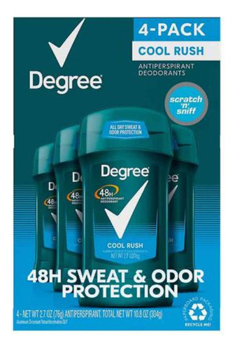 Desodorante Degree Para Hombres Aroma Fr - g a $205