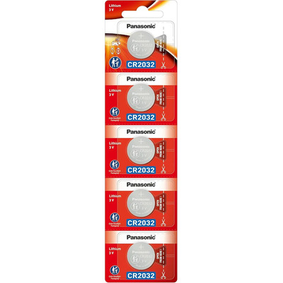 Panasonic CR2032 pila de botón 5 unidades 3V | MercadoLibre
