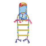 Brinquedo Passaros Calopsita Escada 3 Degraus 40 Cm