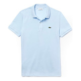 Camisa Lacoste Polo Slim Fit Manga Corta Para Caballero Azul