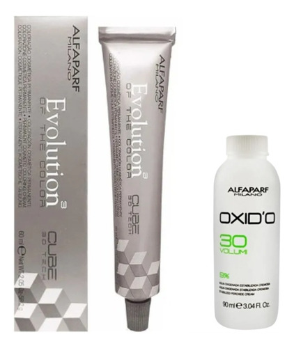 Kit Coloração Alfaparf Evolution E  Ox - Varias Cores