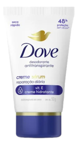 Desodorante Creme Dove Sérum Reparação Diária 50g 
