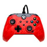 Control Xbox Alambrico Pdp Vibracion 2.4m Phantasm Red