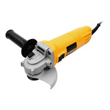 Miniesmeriladora Angular Dewalt Dwe4118-b3 4-1/2 PuLG 950w Color Amarillo