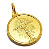 Señor Del Milagro De Salta - Plaqué Oro 21k - 22mm