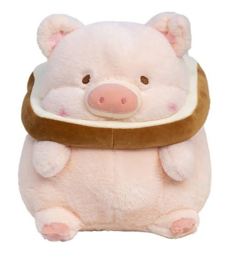 Lindo Cerdito De Peluche Con Pan Bread Puerco Pig 18cm