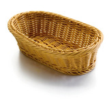 Panera / Canasta Para Pan Ovalada Apilable 19 Cm Marca Lacor Color Marrón