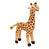 Almofada Fofinha Travesseiro De Pelúcia Girafa 45cm