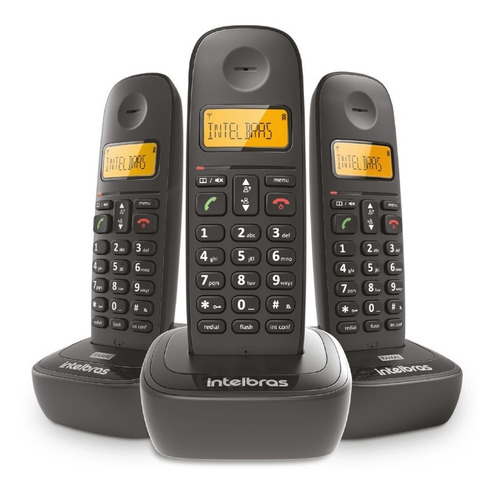 Telefone Sem Fio Ts 2513 Dois Ramais Inclusos Intelbras