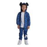 Jaqueta Infantil Menino Mickey Com Capuz Lançamento Youccie