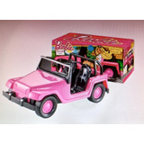 Barbie Jeep  + Accesorios Para Comer Y Vestir 