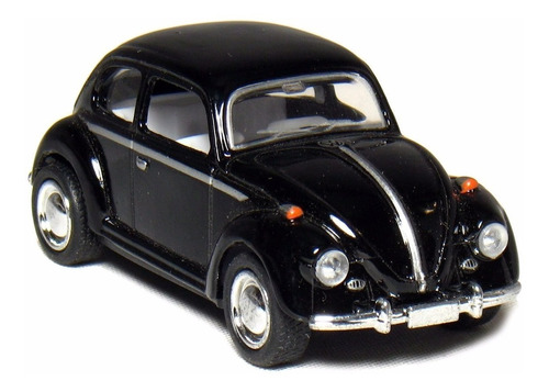 Negro Volkswagen Beetle 1967 Vocho A Escala 1:64 Colección