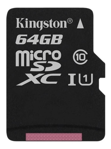 Tarjeta De Memoria Kingston Sdcs  Canvas Select Con Adaptador Sd 64gb