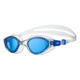 Goggles De Entrenamiento Para Niños Arena Cruiser Evo Junior Color Azul/transparente