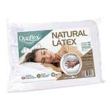 Travesseiro Natural Látex Slim Duoflex 10cm Baixo 