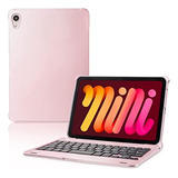 Funda Con Teclado Onhi / Para iPad Mini 6 / Rose Gold