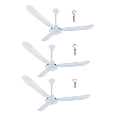 3 Pzs Ventilador Industrial De Techo Vec Supreme Blanco Diámetro 142 Cm Frecuencia 60hz Material De Las Aspas Metal | Envío gratis