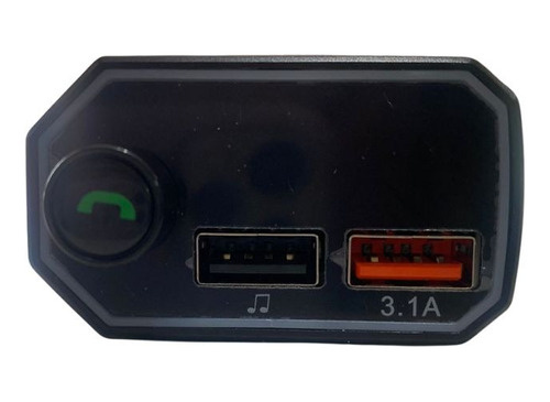 Adaptador Car Fm Player Usb Transmissor Mp3 Fm Bluetooth