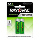 Pilha Rec Eco Rayovac Aa2  Cart 2 Sm-24