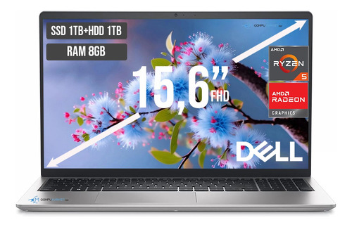 Dell Inspiron Amd Ryzen 5 5500u Ssd 1tb+ Hdd 1tb Ram 8gb