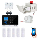 Kit Alarma Gsm Wifi 5 Sensores Pir Movimiento Casa Y Negocio