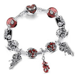 Pulsera Compatibl Pandor Spiderman Avenger Hombr Araña Charm