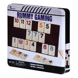 Rummy De Lujo Con Caja Metálica Ronda De 2 A 4 Jugadores