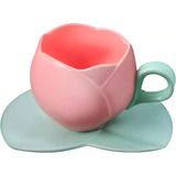 Taza Con Forma De Tulipán, Bonita Taza Con Forma De Tulipán